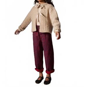 NEW COZMO kid's martinique cardigan in stone